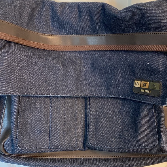 Nine West denim messenger bag - Picture 3 of 11